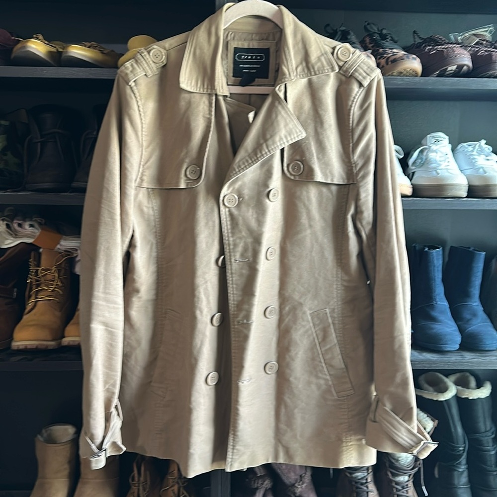 21Men Trench Coat Classic Design